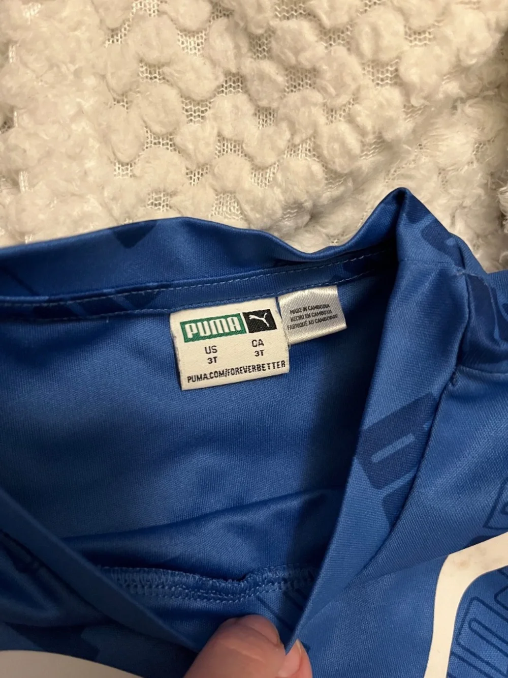 Toddler Boys Puma Outfit SZ 3T black, blue, white - Picture 3 of 7